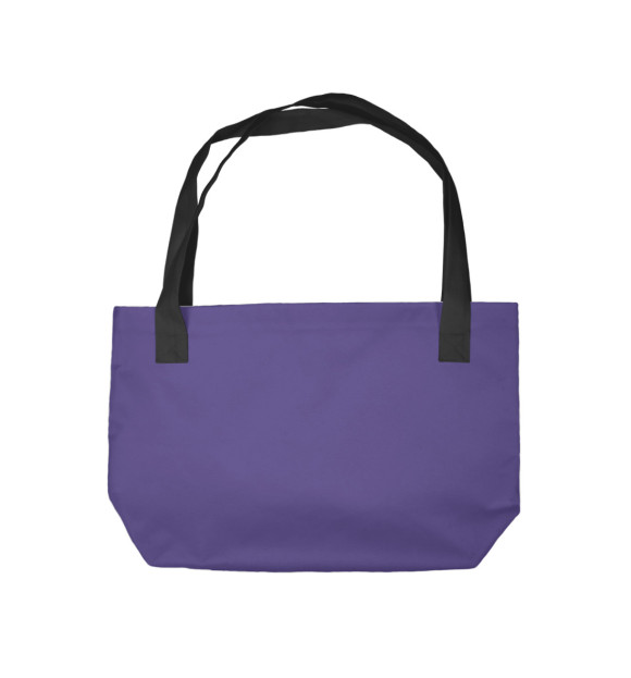 Пляжная сумка с изображением Полярная лисица цвета 