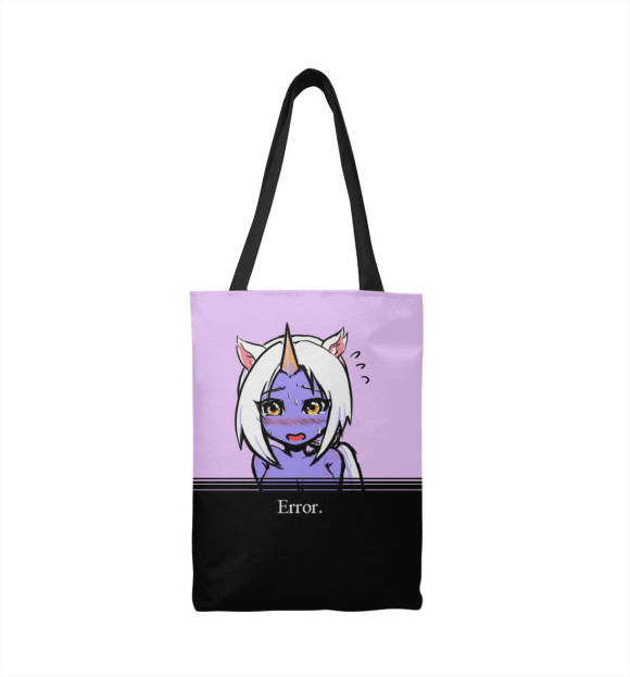 Сумка-шоппер с притом Error: Soraka цвета  Сумка-шоппер с изображением Error: Soraka цвета