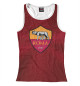 Женская майка-борцовка FC Roma Red Abstract