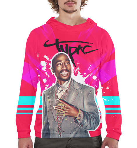 

Худи Print Bar, Белый, 2Pac