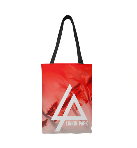 Сумка-шоппер с изображением Linkin Park цвета 