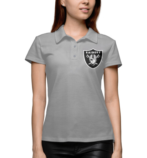 

Поло Print Bar, Белый, Oakland Raiders