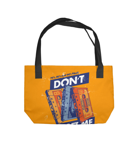 Пляжная сумка с изображением Don't Forget Me цвета 