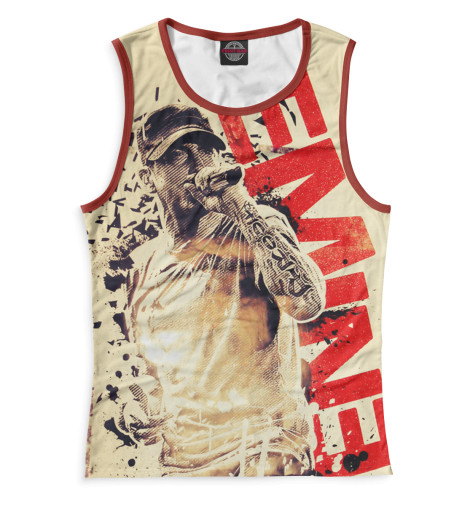 

Майки Print Bar, Белый, Eminem