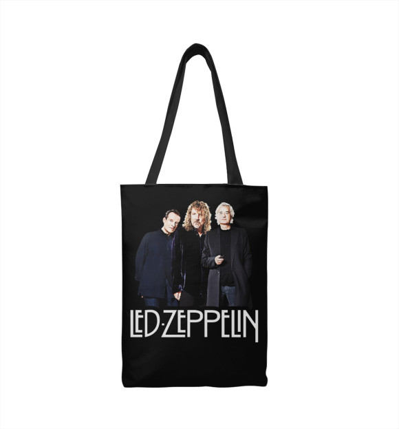 Сумка-шоппер с изображением Led Zeppelin цвета 