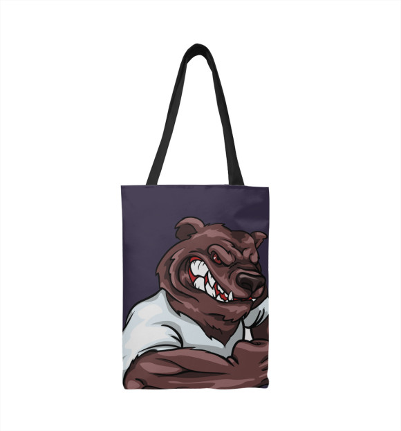 Сумка-шоппер с изображением Bear цвета 