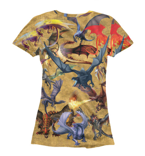 

Футболки Print Bar, Белый, Драконы