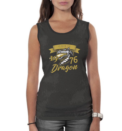 

Майки Print Bar, Белый, Год дракона — 1976