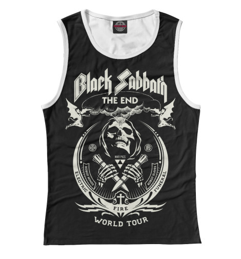 

Майки Print Bar, Белый, Black Sabbath