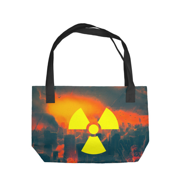Пляжная сумка с изображением STALKER Игорь цвета 