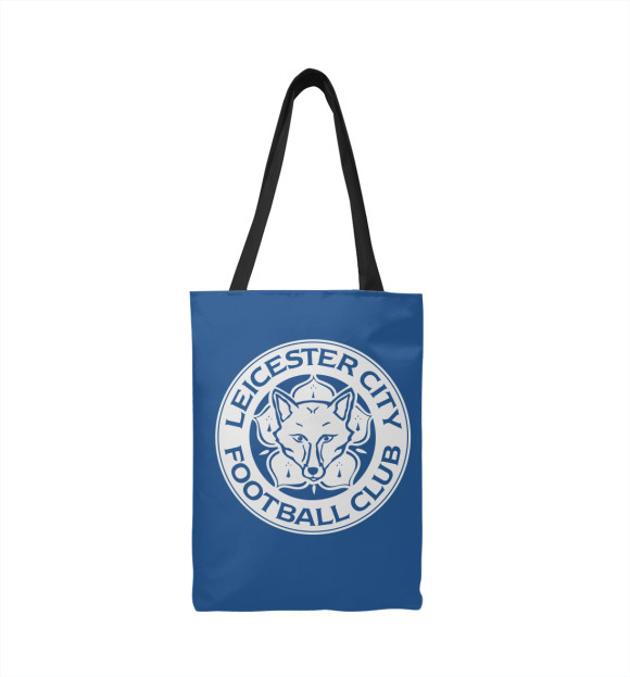 Сумка-шоппер с изображением FC Leicester City logo цвета 