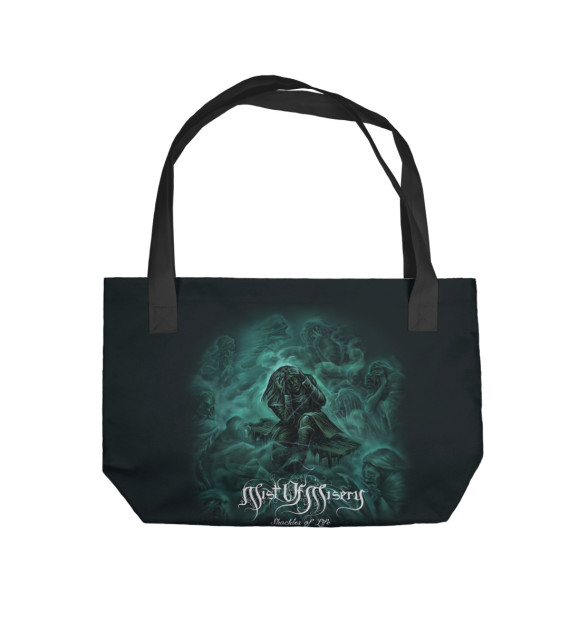 Пляжная сумка с изображением Mist of Misery цвета 