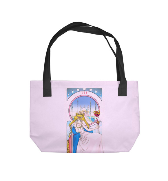 Пляжная сумка с изображением Сейлор Мун цвета 
