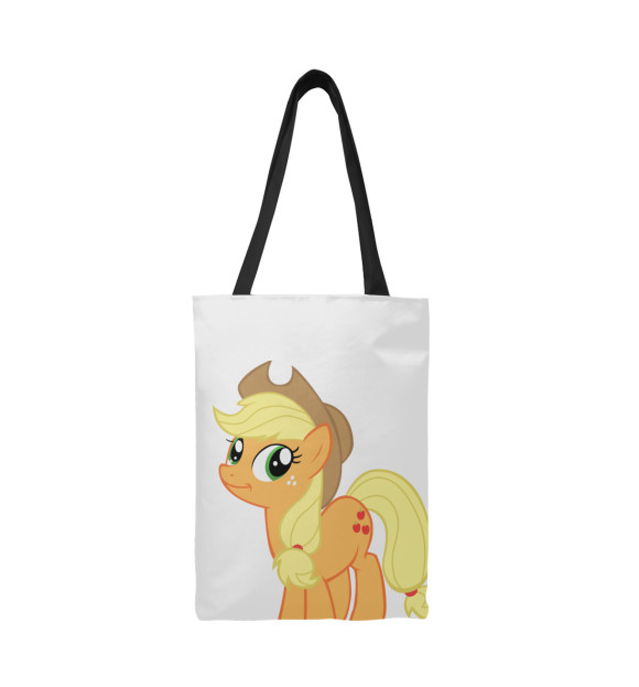 Сумка-шоппер с изображением Эпплджек цвета 