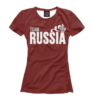Футболка для девочек Team Russia