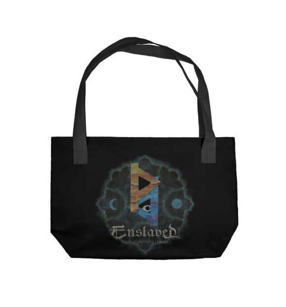 Пляжная сумка с изображением Enslaved цвета 