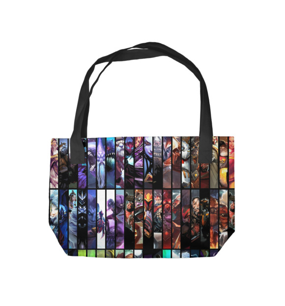 Пляжная сумка с изображением Dota 2 цвета 