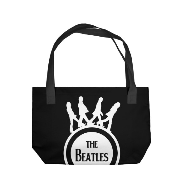 Пляжная сумка с изображением The Beatles цвета 