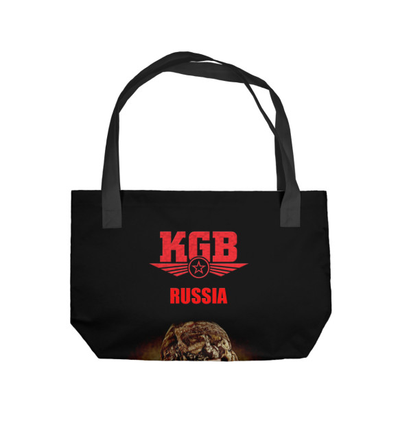 Пляжная сумка с изображением КГБ цвета 