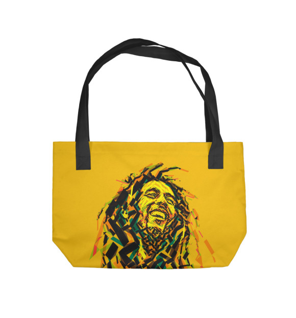 Пляжная сумка с изображением Bob Marley арт цвета 