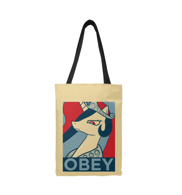 Сумка-шоппер с изображением Obey! цвета 