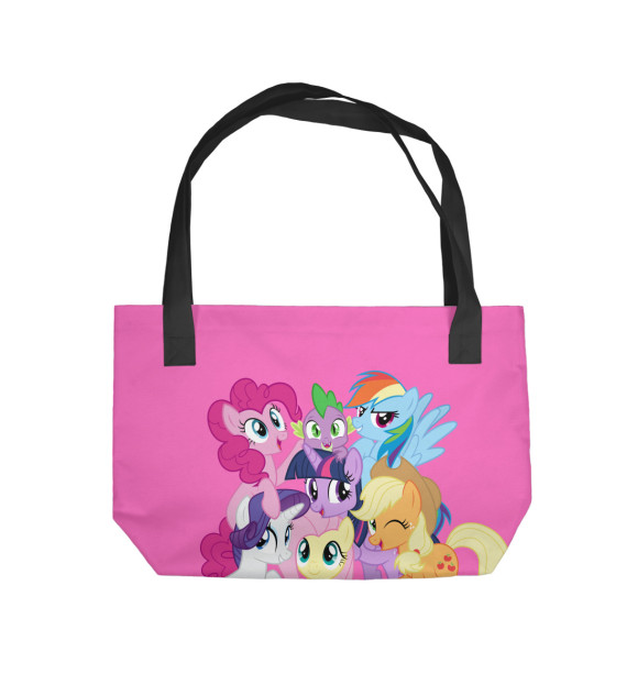 Пляжная сумка с изображением Дружба цвета 