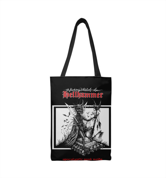 Сумка-шоппер с изображением Hellhammer цвета 