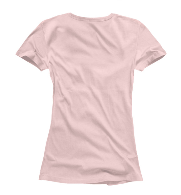 Женская футболка с изображением Совушка-меломан цвета Белый