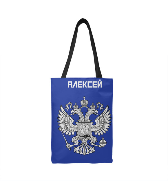 Сумка-шоппер с изображением АЛЕКСЕЙ sport russia collection цвета 