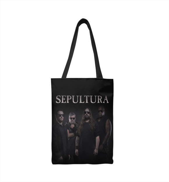 Сумка-шоппер с изображением Sepultura цвета 