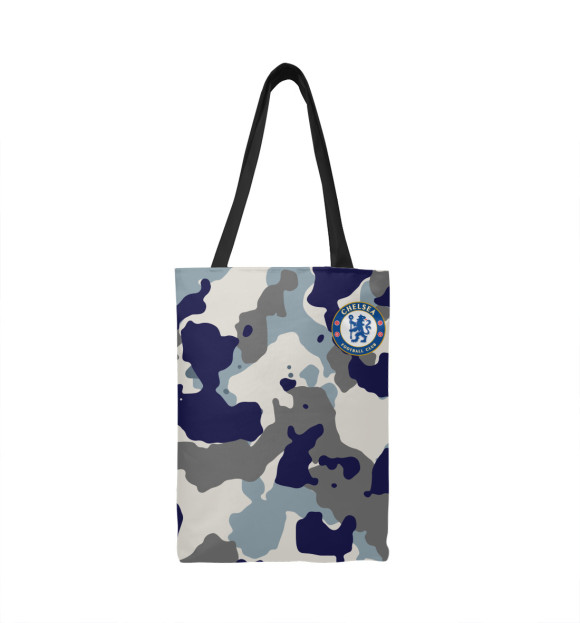 Сумка-шоппер с изображением FC Chelsea Camouflage цвета 