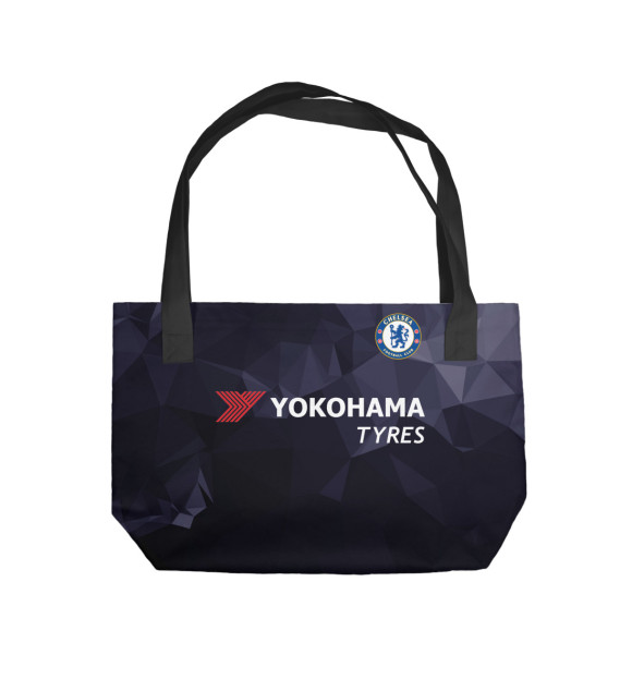 Пляжная сумка с изображением FC Chelsea цвета 