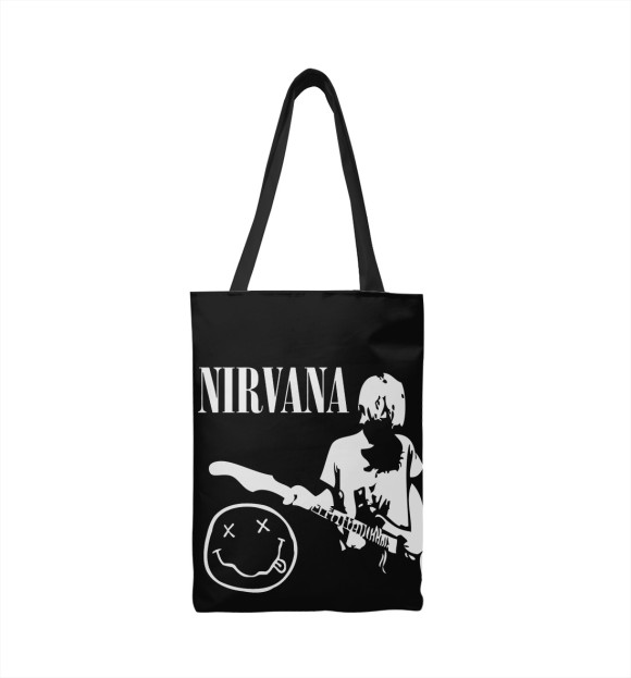 Сумка-шоппер с изображением Nirvana цвета 