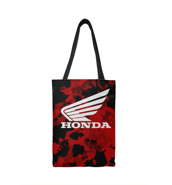 Сумка-шоппер с изображением Honda цвета 