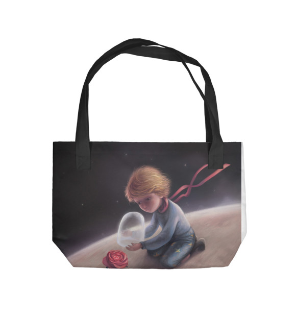 Пляжная сумка с изображением Маленький принц цвета 