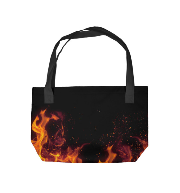 Пляжная сумка с изображением Тимур цвета 