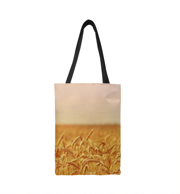 Сумка-шоппер с изображением Пшеница цвета 