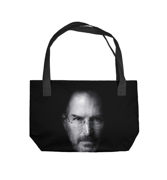 Пляжная сумка с изображением Стив Джобс цвета 