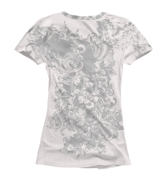 Женская футболка с изображением Зевс цвета Белый