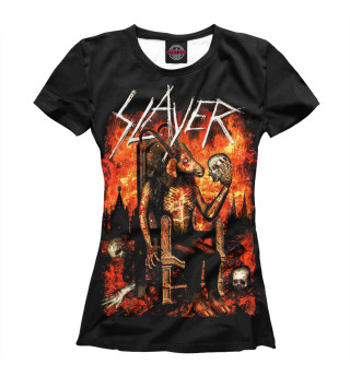 Женская футболка Slayer