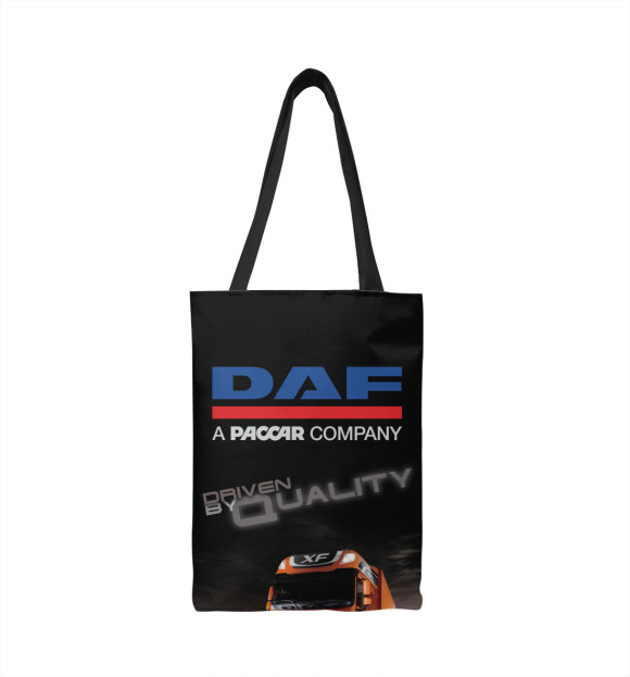Сумка-шоппер с изображением DAF - Driven By Quality цвета 