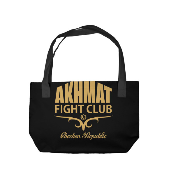 Пляжная сумка с изображением Чечня Ахмат цвета 