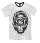 Мужская футболка Рык гориллы
