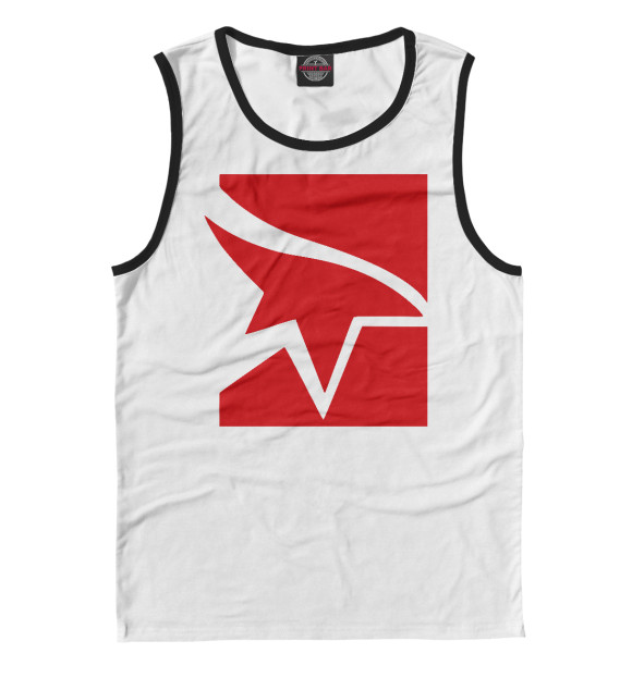 Мужская майка с притом Mirror's Edge цвета Белый Мужская майка с изображением Mirror's Edge цвета Белый