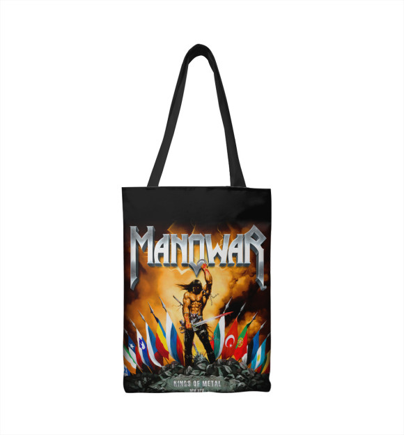 Сумка-шоппер с изображением Manowar цвета 
