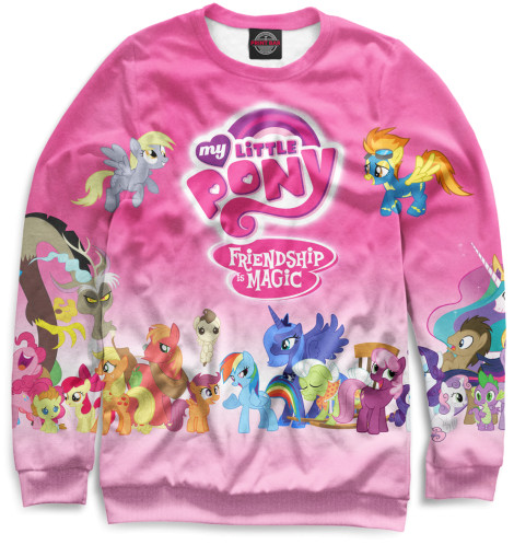 

Свитшоты Print Bar, Белый, My Little Pony