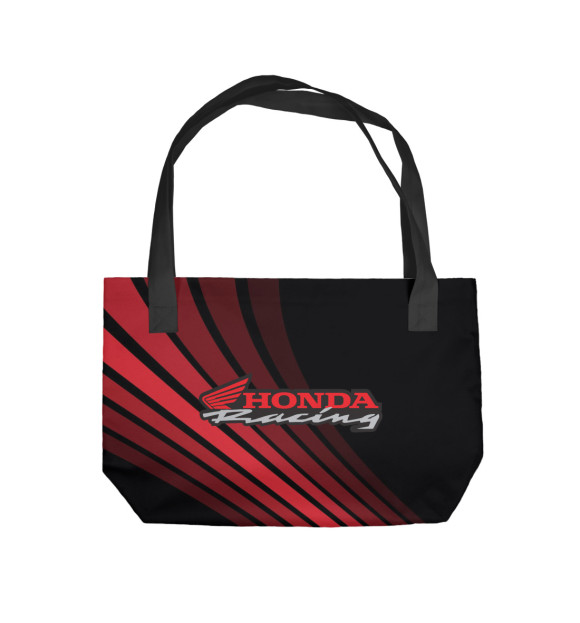 Пляжная сумка с изображением Honda цвета 