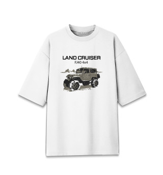 Мужская футболка оверсайз Land Cruiser FJ40 4X4
