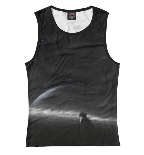 

Майки Print Bar, Белый, Планета кота