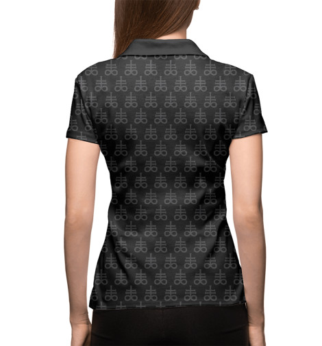 

Поло Print Bar, Белый, Церковь сатаны